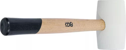 BGS technic Gumikalapács | üvegszálas nyél | fehér fejű | Ø 64 mm | 750 g (70140)