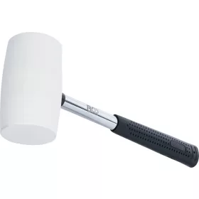   BGS technic Gumikalapács | Fém nyél | fehér fejű | Ø 64 mm | 750 g (70141)
