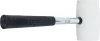 BGS technic Gumikalapács | Fém nyél | fehér fejű | Ø 64 mm | 750 g (70141)