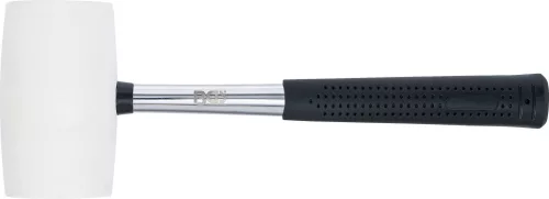 BGS technic Gumikalapács | Fém nyél | fehér fejű | Ø 64 mm | 750 g (70141)