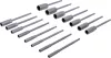 BGS technic Fúrógépbe fogható dugókulcs készlet, hatszög, extra hosszú, 1/4", 5,5-19 mm, 15 darabos (BGS 70147)