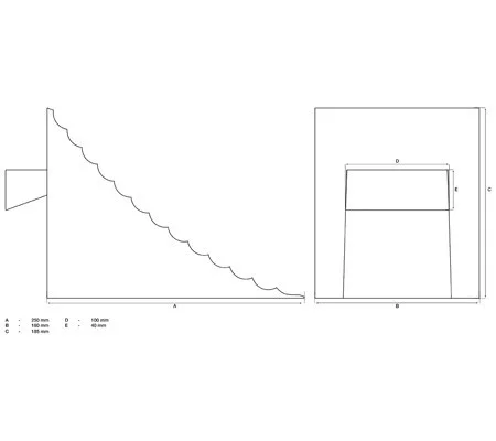 BGS technic Alátéték | 250 x 160 x 185 mm | személygépkocsihoz / haszongépjárműhöz (BGS 7015)