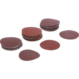   BGS technic Csiszolópapír excenteres csiszolóhoz | Ø 50 mm | K 60 - 80 - 120 | 30 darabos (BGS 70194)