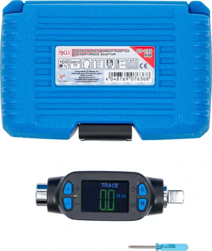 BGS technic Digitális nyomatékadapter | 10 mm (3/8") | 27 - 135 Nm (BGS 70211)