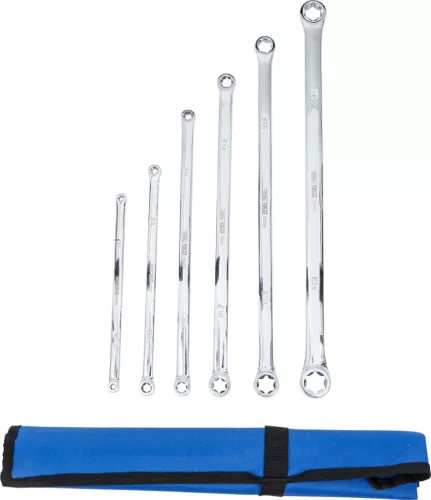 BGS technic Csillagkulcs készlet E-profilú fejekkel, extra hosszú, E6xE7-E22xE24, 6 darabos (BGS 70331)