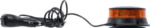 BGS technic Forgó jelzőfény| sárga | mágnessel | 12 V / 24 V | Ø 130 mm (70342)