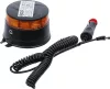 BGS technic Akkus forgó jelzőfény| sárga | mágnessel | 12 V / 24 V | Ø 130 mm (70343)