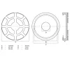 BGS technic Gumipogácsa | csápos emelőhöz | Ø 100 mm (BGS 7042)