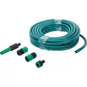   BGS DIY Kerti tömlő | PVC | kerti permetezővel és csatlakozó dugóval | 1/2" | 15 m (BGS 70906)