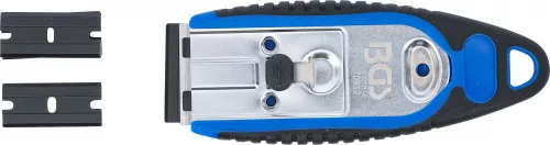 BGS technic Rendszámtábla tisztító szerszám, 40 mm, 6 műanyag kaparópengével (BGS 70912)
