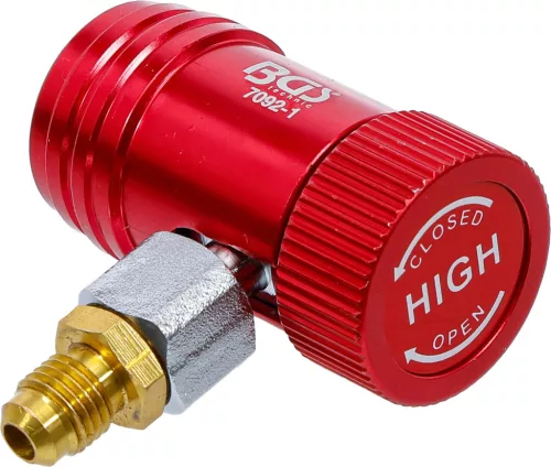 BGS technic Nagynyomású adapter légkondicionáló szervizberendezéshez | R1234YF típus (BGS 7092-1)