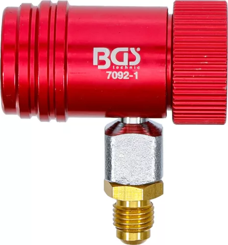 BGS technic Nagynyomású adapter légkondicionáló szervizberendezéshez | R1234YF típus (BGS 7092-1)
