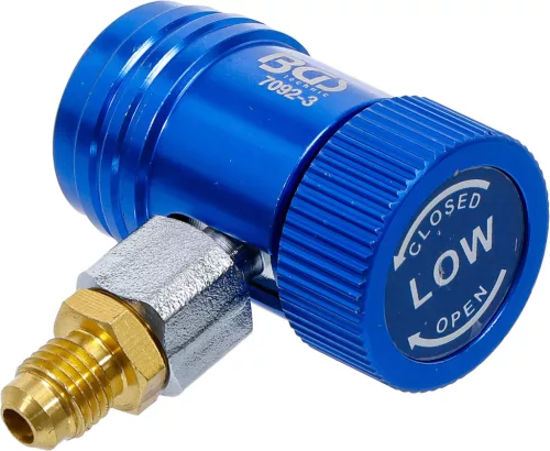 BGS technic Alacsonynyomású adapter légkondicionáló szervizberendezéshez | R1234YF típus (BGS 7092-3)
