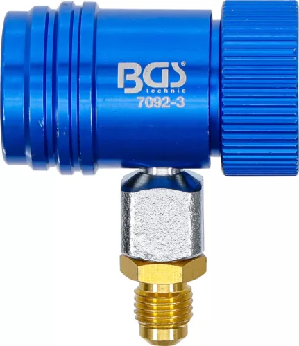 BGS technic Alacsonynyomású adapter légkondicionáló szervizberendezéshez | R1234YF típus (BGS 7092-3)