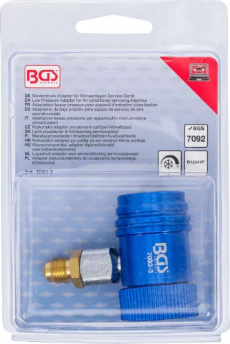 BGS technic Alacsonynyomású adapter légkondicionáló szervizberendezéshez | R1234YF típus (BGS 7092-3)