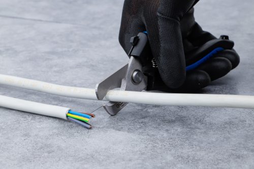 BGS technic Kábelvágó olló | nemesacél | 180 mm (70964)