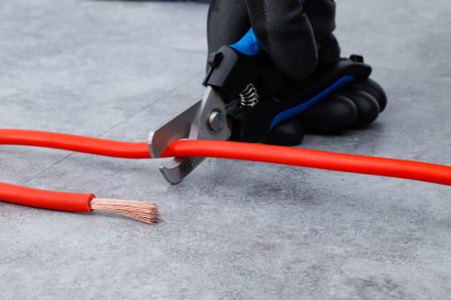 BGS technic Kábelvágó olló | nemesacél | 180 mm (70964)