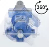BGS technic Párhuzamos satu | 100 mm szorítópofák | 360°-ban elfordítható (70965)