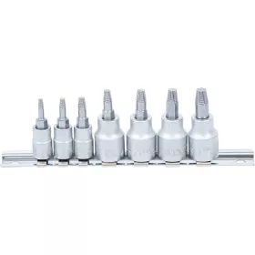   BGS technic Sérült csavarkiszedő készlet, 1/4" / 3/8", Torx, T10-T40, 7 darabos (BGS 7098)