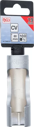 BGS technic Speciális dugókulcs, hasított, 3/8", 19 mm (BGS 70988-19)