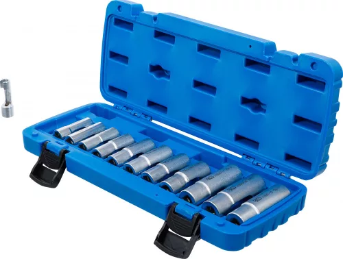BGS technic Speciális dugókulcskészlet, hasított, 3/8", 5-19 mm, 12 darabos (BGS 70988)
