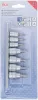BGS technic Sérült csavarkiszedő készlet, 1/4" / 3/8", Torx, T10-T40, 7 darabos (BGS 7098)