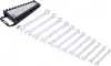 BGS technic Csillag-villáskulcs készlet, 8–19 mm, 12 részes, fali tartóban (BGS 71022)