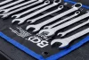 BGS technic Csillag-villáskulcs készlet, 8–19 mm, 12 részes, feltekerhető tartóban (BGS 71023)