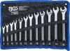 BGS technic Csillag-villáskulcs készlet, 8–19 mm, 12 részes, feltekerhető tartóban (BGS 71023)