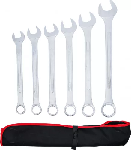 BGS DIY Colos csillag-villáskulcs készlet, 1 5/16”–2”, 6 részes, feltekerhető tartóban (BGS 71026)