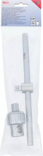 BGS technic Csavarkulcs-adapter racsnis funkcióval | csúsztatható fogantyúval | 12,5 mm (1/2") (71047)