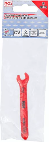 BGS technic VDE egyoldalas villáskulcs, 6 mm (BGS 71056)