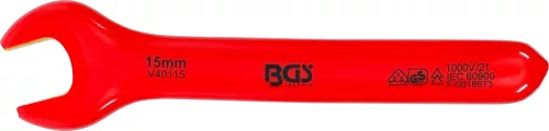 BGS technic VDE egyoldalas villáskulcs, 15 mm (BGS 71065)