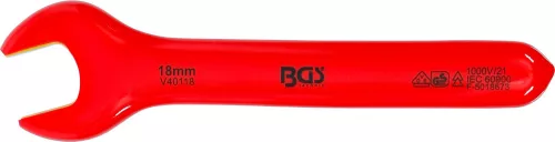 BGS technic VDE egyoldalas villáskulcs, 18 mm (BGS 71068)
