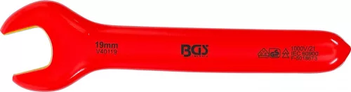 BGS technic VDE egyoldalas villáskulcs, 19 mm (BGS 71069)