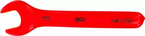BGS technic VDE egyoldalas villáskulcs, 22 mm (BGS 71072)
