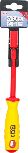BGS technic VDE dugókulcsos csavarhúzó, hatszög, 6 mm, Pengehossz 125 mm (BGS 71086)