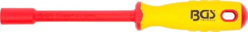 BGS technic VDE dugókulcsos csavarhúzó, hatszög, 7 mm, Pengehossz 125 mm (BGS 71087)