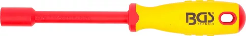 BGS technic VDE dugókulcsos csavarhúzó, hatszög, 10 mm, Pengehossz 125 mm (BGS 71090)