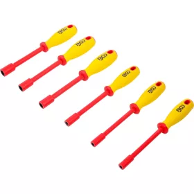   BGS technic VDE dugókulcsos csavarhúzó készlet, hatszög, 5,5-12 mm, 6 darabos (BGS 71095)