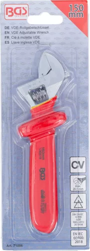 BGS technic VDE állítható villáskulcs, max. 20,5 mm (71096)