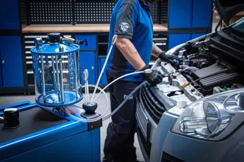BGS technic Mobil olajcsere állomás 70 l, olajszűrőkulcs-készlettel és 3 fiókos műhelykocsival (BGS 7119)