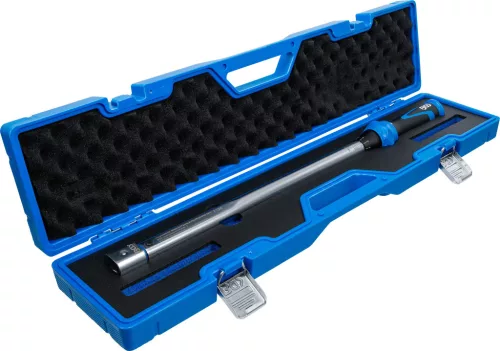 BGS technic Nyomatékkulcs cserélhető fejhez, 14 × 18 mm, 70–350 Nm, ±3% pontosság (BGS 7128)
