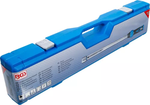 BGS technic Nyomatékkulcs cserélhető fejhez, 14 × 18 mm, 70–350 Nm, ±3% pontosság (BGS 7128)