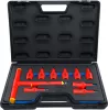 BGS technic VDE-behajtófej készlet | 12,5 mm (1/2") | T-profil (Torx) T20 - T55 | 10 darabos (BGS 7131)