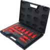 BGS technic VDE-behajtófej készlet | 12,5 mm (1/2") | T-profil (Torx) T20 - T55 | 10 darabos (BGS 7131)