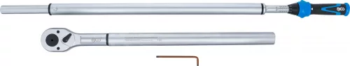 BGS technic Nyomatékkulcs 1”, ±3% pontosság, 24 fogas racsnival, kalibrálási tanúsítvánnyal (BGS 7187)