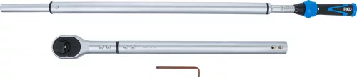 BGS technic Nyomatékkulcs 1”, ±3% pontosság, 24 fogas racsnival, kalibrálási tanúsítvánnyal (BGS 7187)