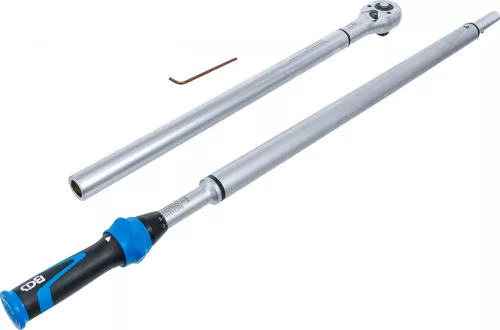 BGS technic Nyomatékkulcs 3/4”, 150–1000 Nm, 1200 mm, kalibrálási tanúsítvánnyal (BGS 7188)
