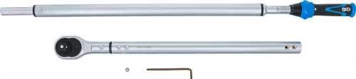 BGS technic Nyomatékkulcs 3/4”, 150–1000 Nm, 1200 mm, kalibrálási tanúsítvánnyal (BGS 7188)